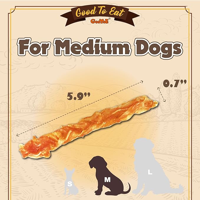 Gootoe Turkey Tendon Dog Treats – 100% USA-Sourced, Natural Snack, Premium - Image 2