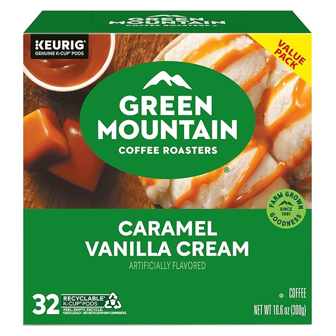 Green Mountain Coffee Roasters Caramel Vanilla Cream, Single-Serve Keurig K-Cup - Image 15