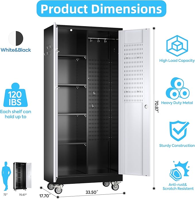 Broom Closet Storage Cabinet - Image 2