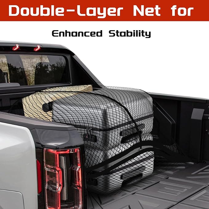 Truck Bed Cargo Net, High Elastic Cargo Net - Image 6