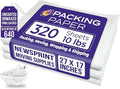 Purple Papers White Bulk Packing Paper | 320 sheets | 27" x 17" | 10 lb | Sheets by PurplePapers