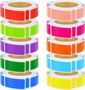 3000 PCS 10 Rolls Rectangular Color Coding Stickers 1.57 x 0.75 Inch by LIFJOY