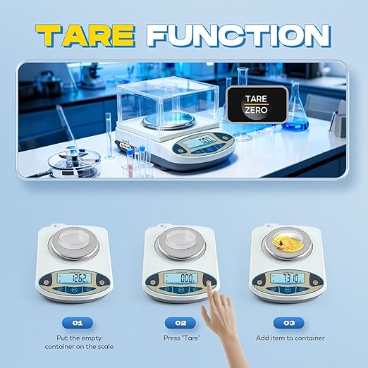 CGOLDENWALL High Precision Lab Scale Digital Analytical Electronic Balance - Image 5