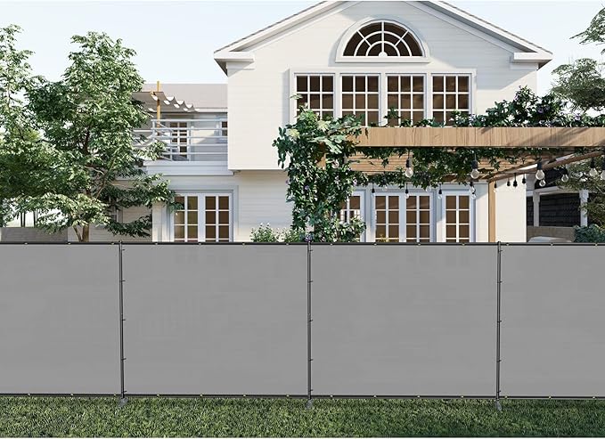 Patio 5' x 17' Outdoor Privacy Screen Freestanding Temporary Fence Panels Net - Image 6
