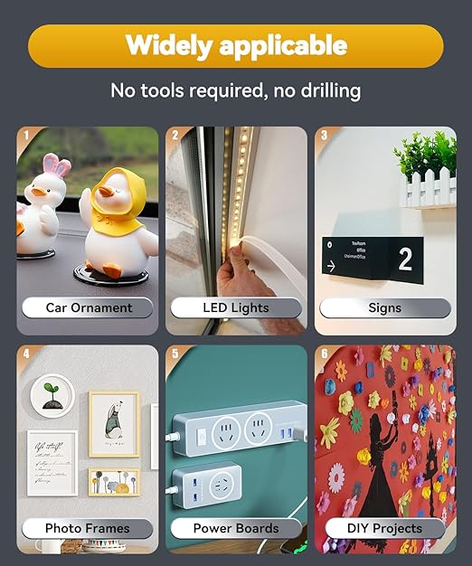 Double Sided Tape Heat Resistant Heavy Duty, Waterproof Outdoor Indoor - Image 7