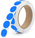 Blue 1-Inch Circle Dot Stickers – 1, 000 Round Strong Adhesive Labels per Roll by Unknown