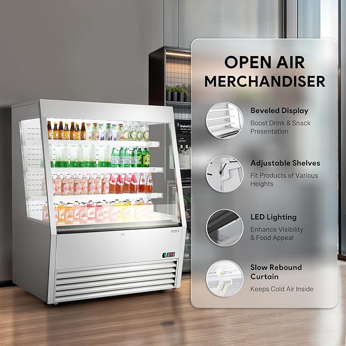 Wilprep Commercial Display Refrigerator, Grab and Go Display Refrigerator - Image 5