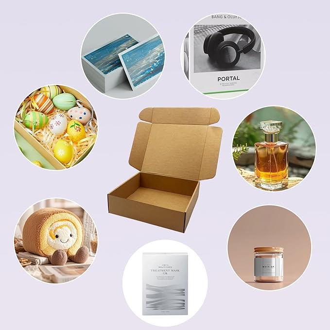 11x10x3 Inches Shipping Boxes Set of 25，Brown Cardboard Boxes Recyclable - Image 3
