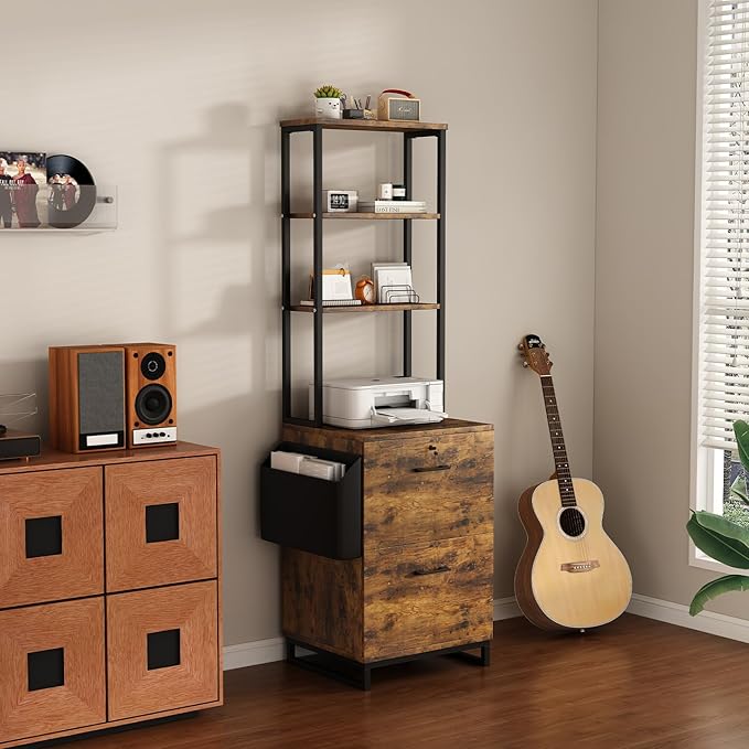 Locking Double Drawer File Cabinet - Image 7