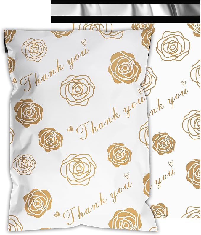 Thank You Poly Mailers 6x9 Inch 100 Pcs by VAPULCIO