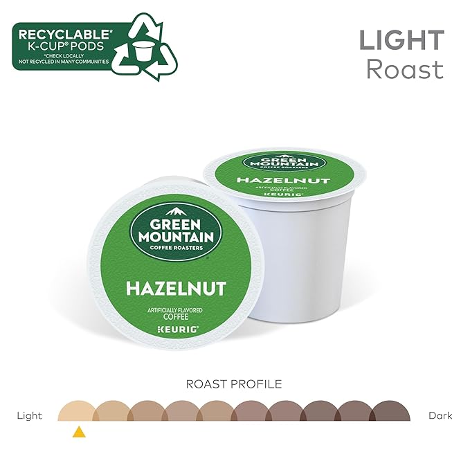 Green Mountain Coffee Roasters Hazelnut Keurig Single-Serve K-Cup pods - Image 5