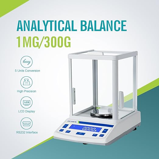 LICHEN Lab Scale High Precision Scale Laboratory 0.001gx300g Accuracy Digital - Image 2