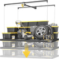 Garage Ceiling Storage Racks – 4x8 FT Overhead Garage Storage Rack by Unknown