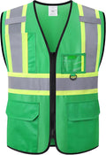 Hi Vis Reflective Safety Vest for Men Women by LaienSafety