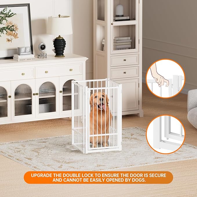 Full Metal Freestanding Dog Gate - Image 6