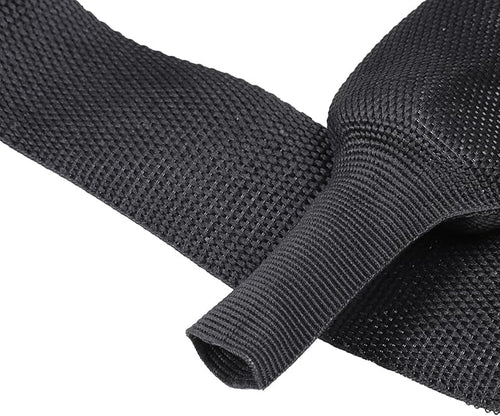 2 in 1 Heat Shrink Braided Sleeving Fabric Tubing-Ideal fit Irregular Shape by Sunnarepoon