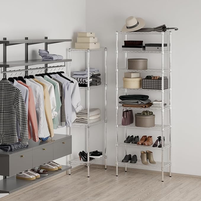 14" Deep x 30" Wide x 86" Height Wire Shelving Kit | 8-Tier | NSF Commercial - Image 5