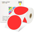 3 X 3 Inch Color Coding Dot Labels Circle Thermal Printable Waterproof 500 Pcs by YOULAISHI