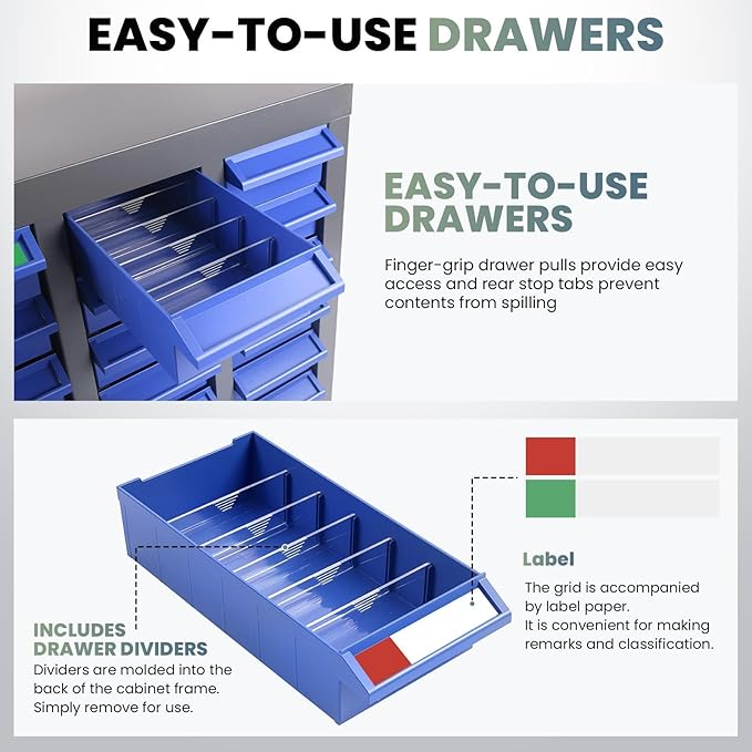 100 Drawers Nut and Bolt Organizer - Image 4