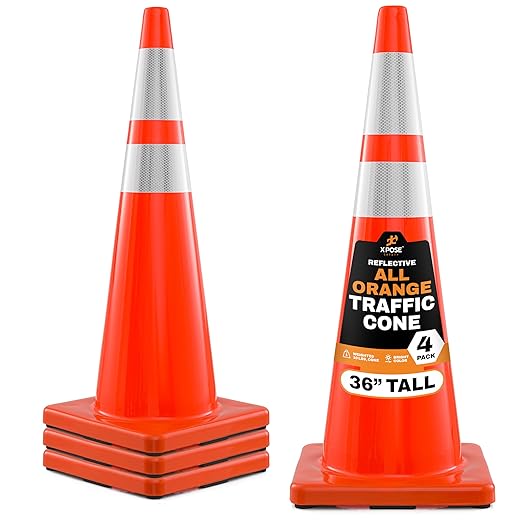 Xpose Safety 36 Inch Orange Traffic Cones by XposeSafety