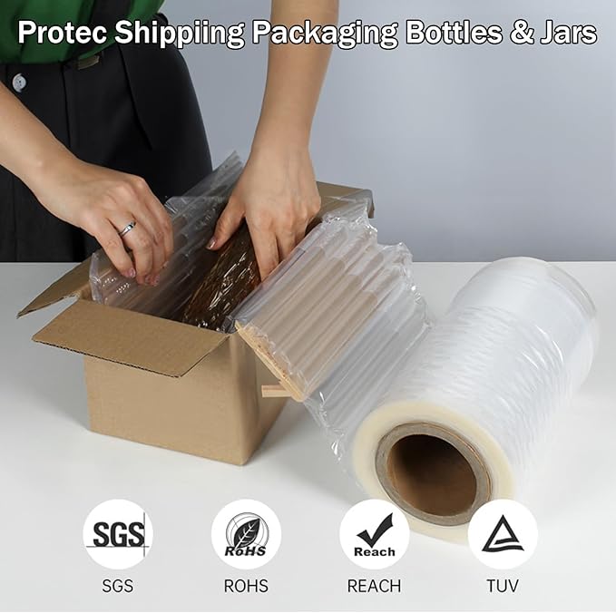Inflatable Bubble Wrap, 11.81inch*164ft Air Pillows - Image 6