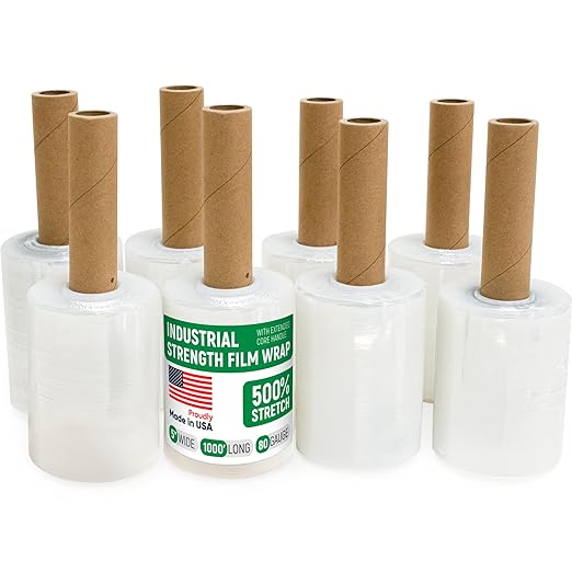 5" x 1000' Industrial Strength Mini Stretch Wrap by Paclord