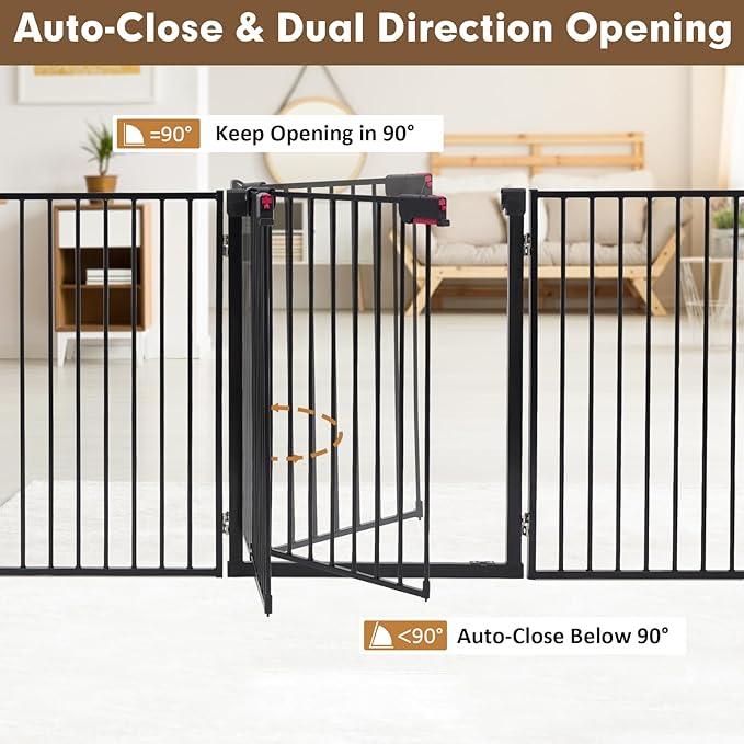 Metal Freestanding Dog Gates - Image 2