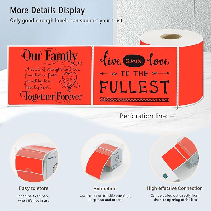 3x5 Inch Thermal Label Stickers, Moving Boxes, Address & Inventory Organization - Image 4