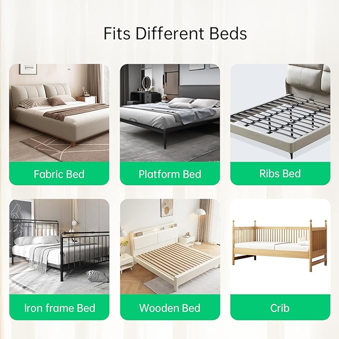 Folding Toddler Bed Rails for Crib, Safety Toddler Bed Rails, Bed Guard Rail - Image 6