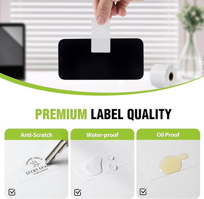 2.25"x 1.25" Direct Thermal Labels-Perforated Barcodes, Shipping Label Paper - Image 5