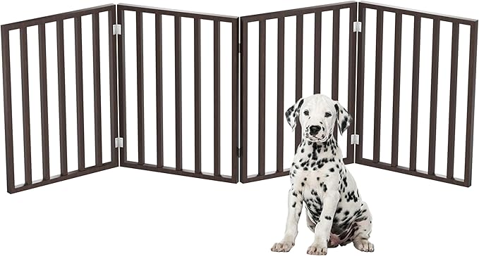 Pet Gate - 4-Panel Indoor Foldable Dog Fence by PETMAKER