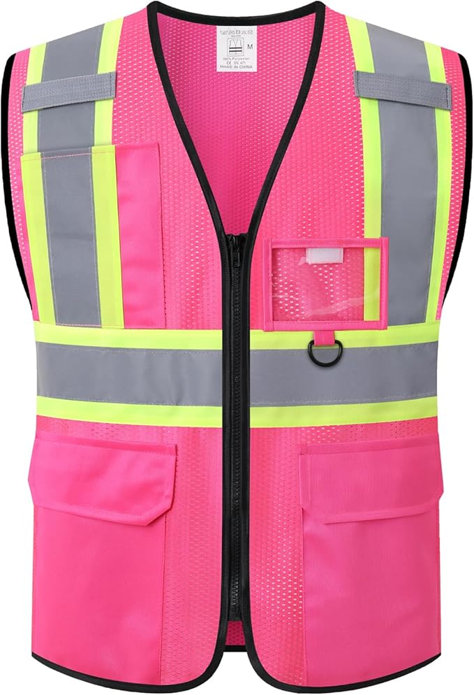 Safety Vest for Men Women Reflective by LaienSafety