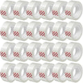 24 Rolls Transparent Tape Refills, 3/4 x 800 Inches, Glossy Gift Wrapping Tapes by Turxayox