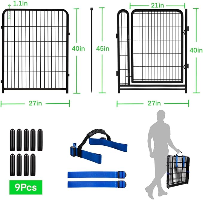 Garden Fence 40 inch High, Dog Fence Outdoor - Image 5
