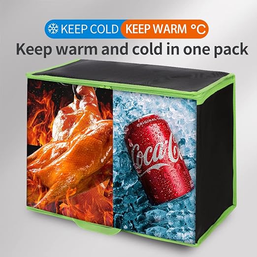Bodaon 2-Pack Insulated Pizza Delivery Bags, X-Large Reusable Grocery Shopping - Image 3