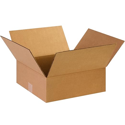 TAPE LOGIC 14 x 14 x 5 Corrugated Cardboard Boxes, Flat 14"L x 14"W x 5"H by TapeLogic