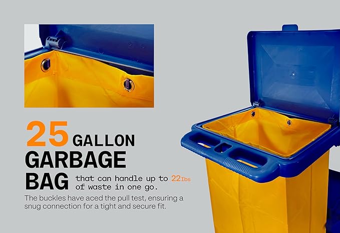 Commercial Housekeeping Janitorial cart - Image 7