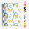 10x13 Poly Mailers – Boho Rainbow – Waterproof, Tear-Resistant Shipping Bags by PackageMint