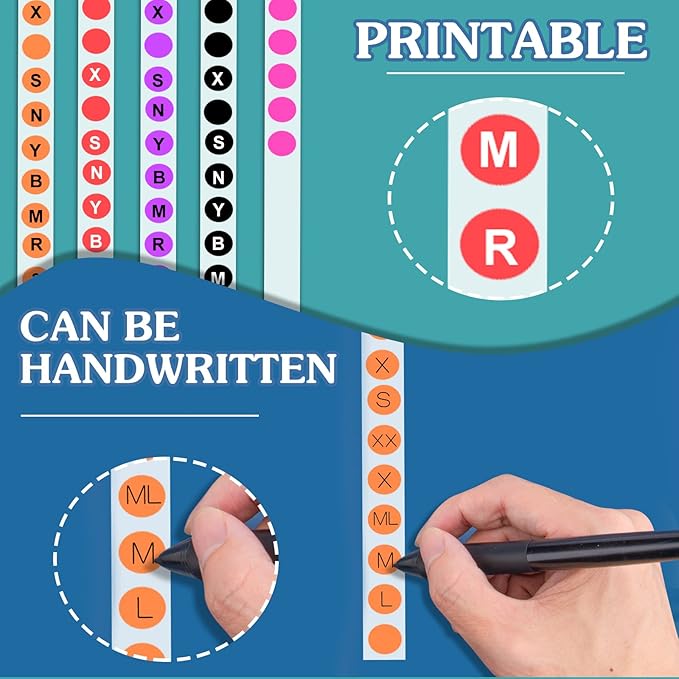 1/2 Inch Solid Round Color Coding Labels Roll, Self-Adhesive Circle Dot Sticker - Image 5