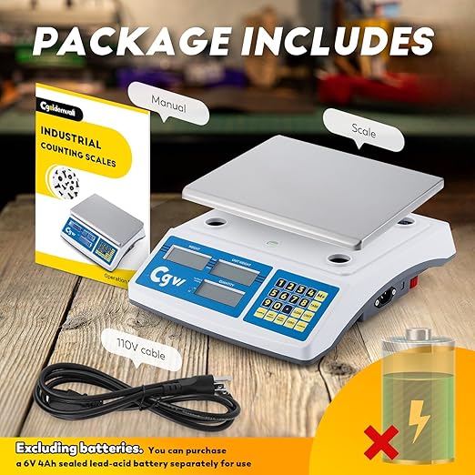 CGOLDENWALL Industrial Counting Scale lb/g/kg Digital Inventory Scale - Image 6