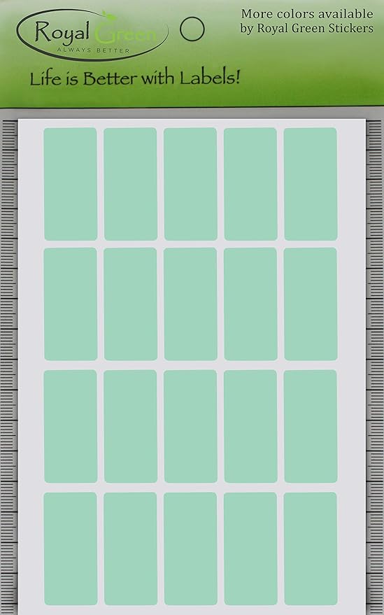 Royal Green Label tag Stickers 40mm x 19mm Great - Image 6