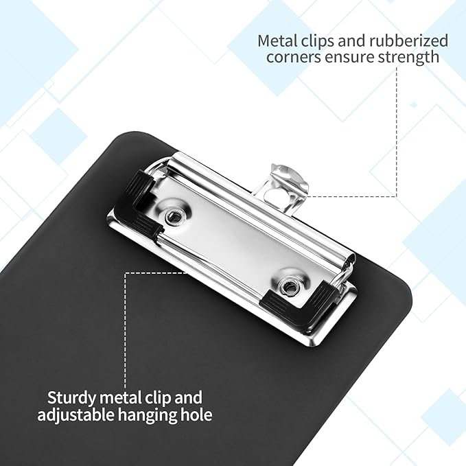 6 PCS MiNi Clipboard，Pretty Cute Small Clipboards 4×6 Inch A6 - Image 2