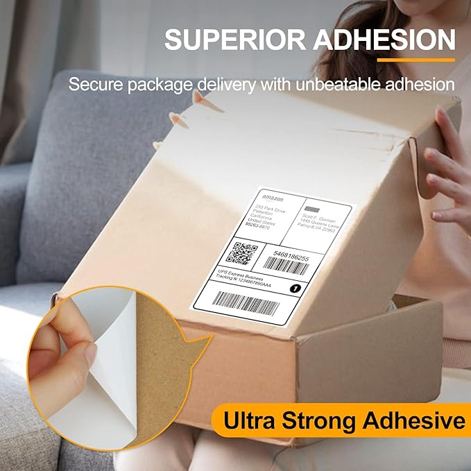 Qncz 1000 Pcs 4x6 Thermal Labels - Image 5