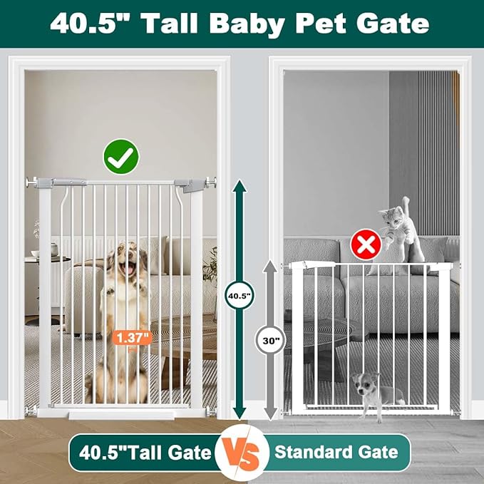 Fairy Baby 40.5" Extra Tall Baby Gate - Image 3