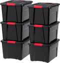 IRIS USA 40 Qt Stackable Plastic Storage Bins by Unknown