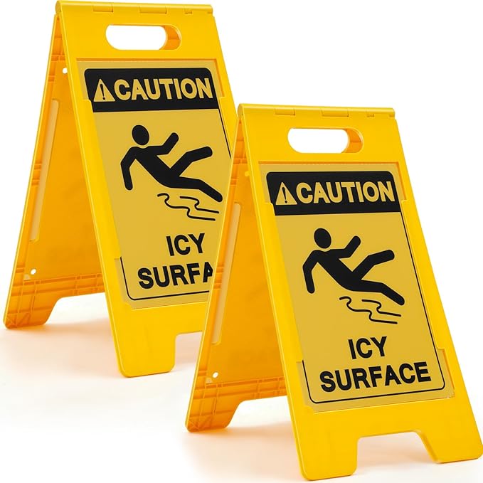 Macarrie 2 Pieces 24.5 x 12.6 Inch 'Caution by Macarrie