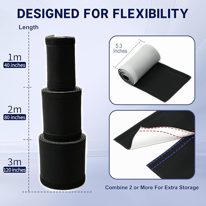 Neoprene Cable Management Sleeve 10ft - Image 4