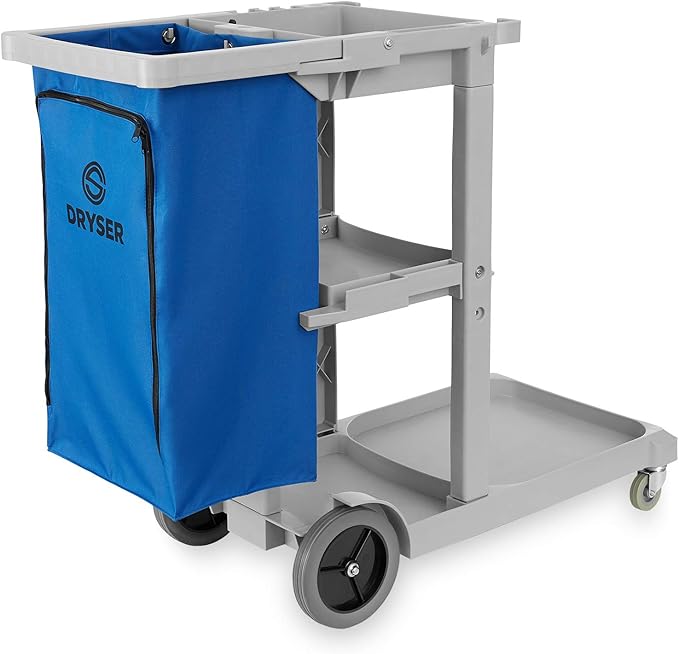 Dryser Commercial Janitorial Cleaning Cart on Wheels by Dryser