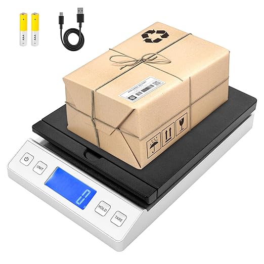 Smart Weigh Digital Shipping Scale 66LB x 0.1oz Hold and Tare Function Accurate by SmartWeigh