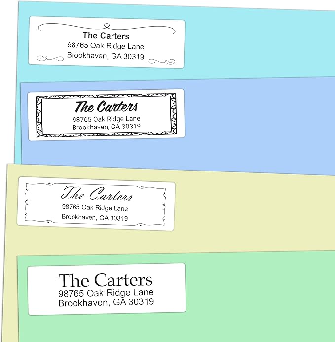 Personalized Return Address Labels by PremiumLabelSupply
